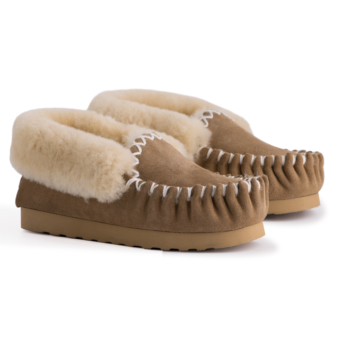 AUS WOOLI UGG Water-Resistant Unisex Genuine AU Sheepskin Moccasin - Picture 8 of 23