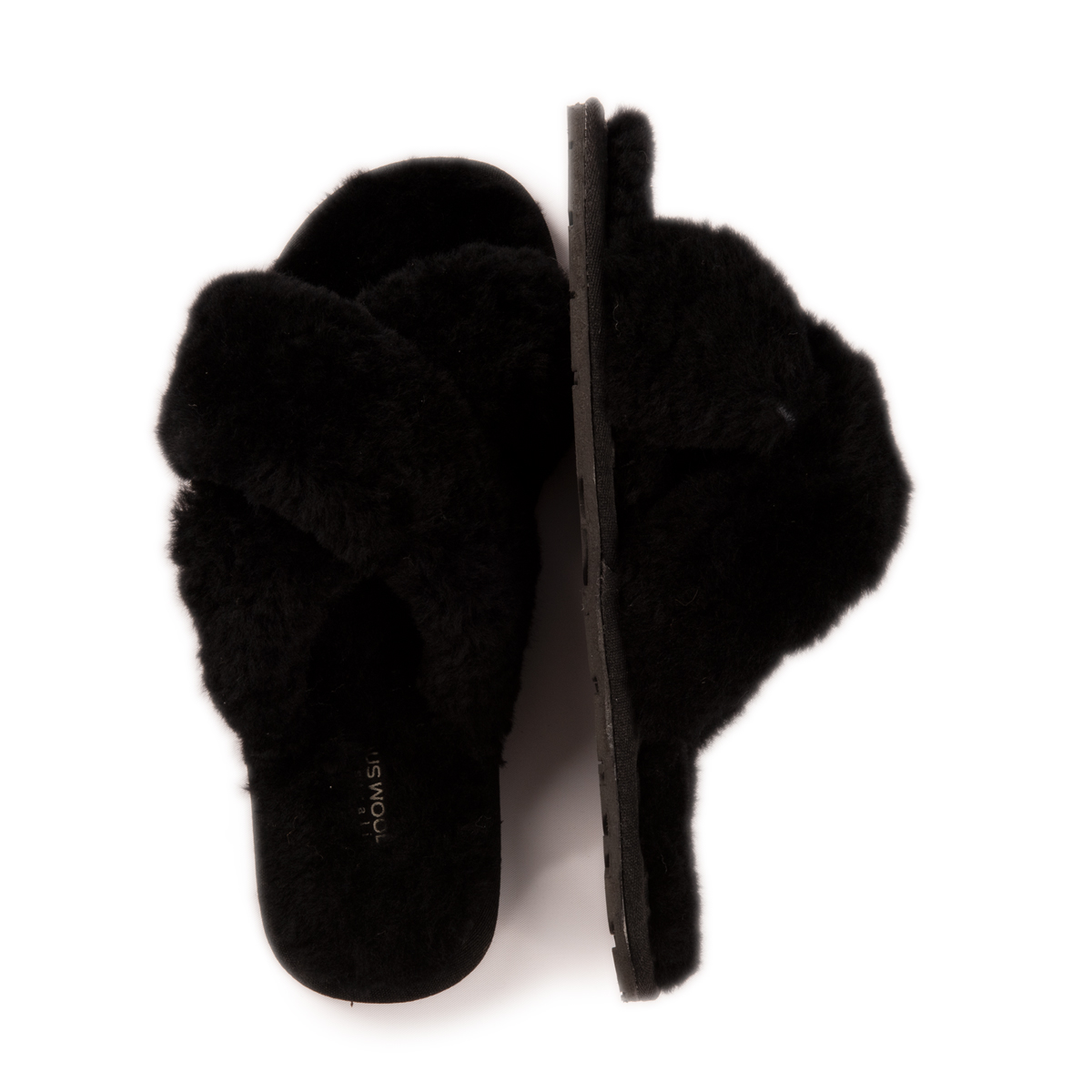AUS WOOLI UGG Women's Brighton Sheepskin Wool Slippers - Picture 9 of 42