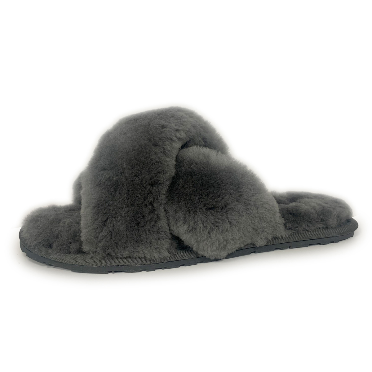 AUS WOOLI UGG Women's Brighton Sheepskin Wool Slippers - Picture 11 of 42