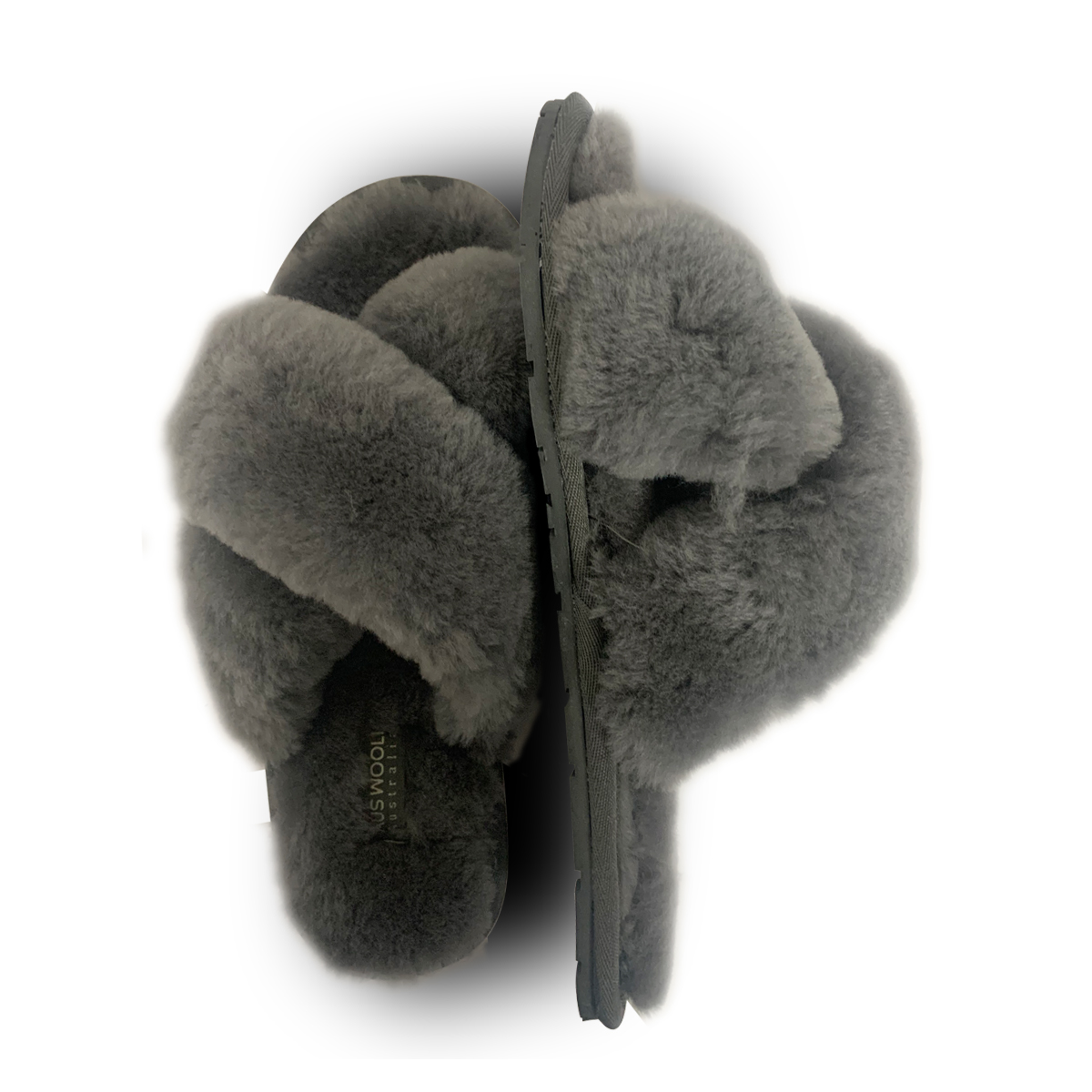 AUS WOOLI UGG Women's Brighton Sheepskin Wool Slippers - Picture 17 of 42