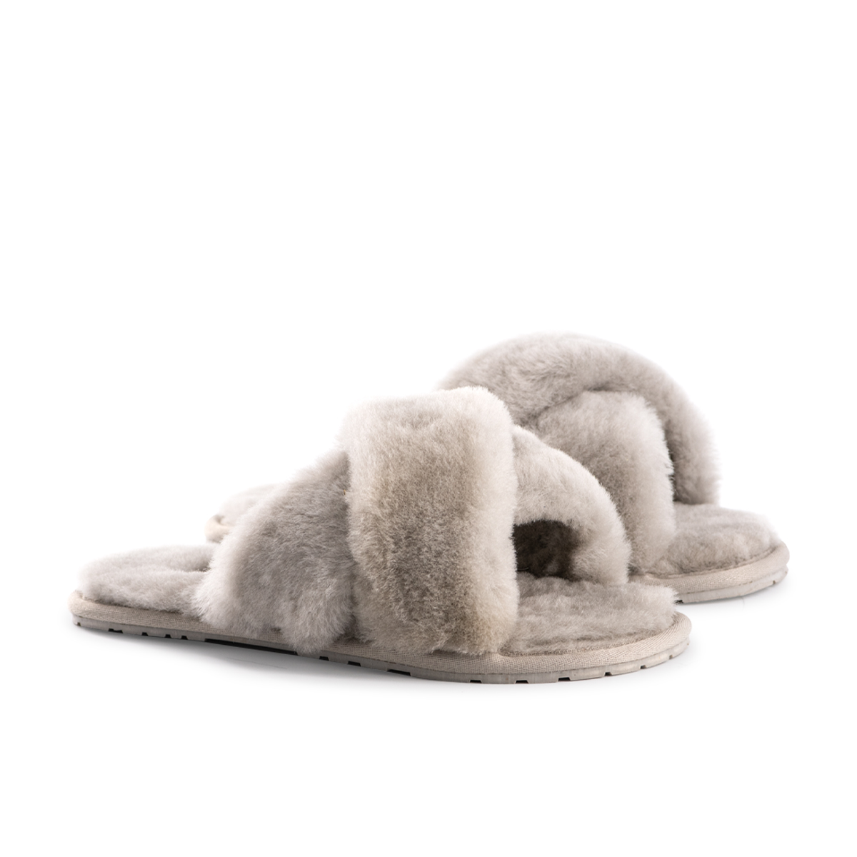 AUS WOOLI UGG Women's Brighton Sheepskin Wool Slippers - Picture 20 of 42