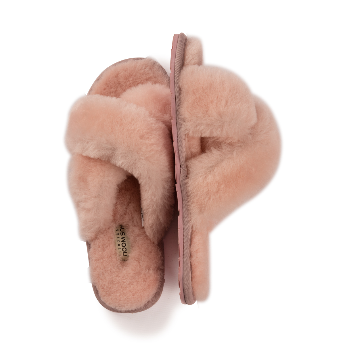 AUS WOOLI UGG Women's Brighton Sheepskin Wool Slippers - Picture 33 of 42