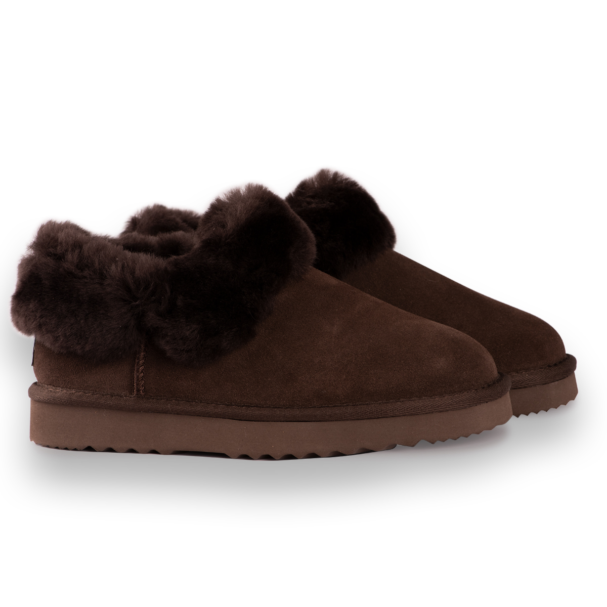 AUS WOOLI Unisex Sheepskin Wool Coogee Traditional Ankle Slippers - Picture 7 of 18