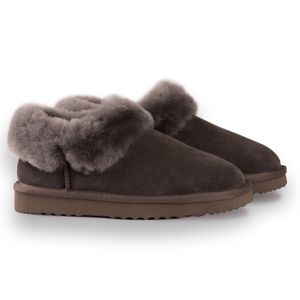 AUS WOOLI Unisex Sheepskin Wool Coogee Traditional Ankle Slippers - Picture 13 of 18
