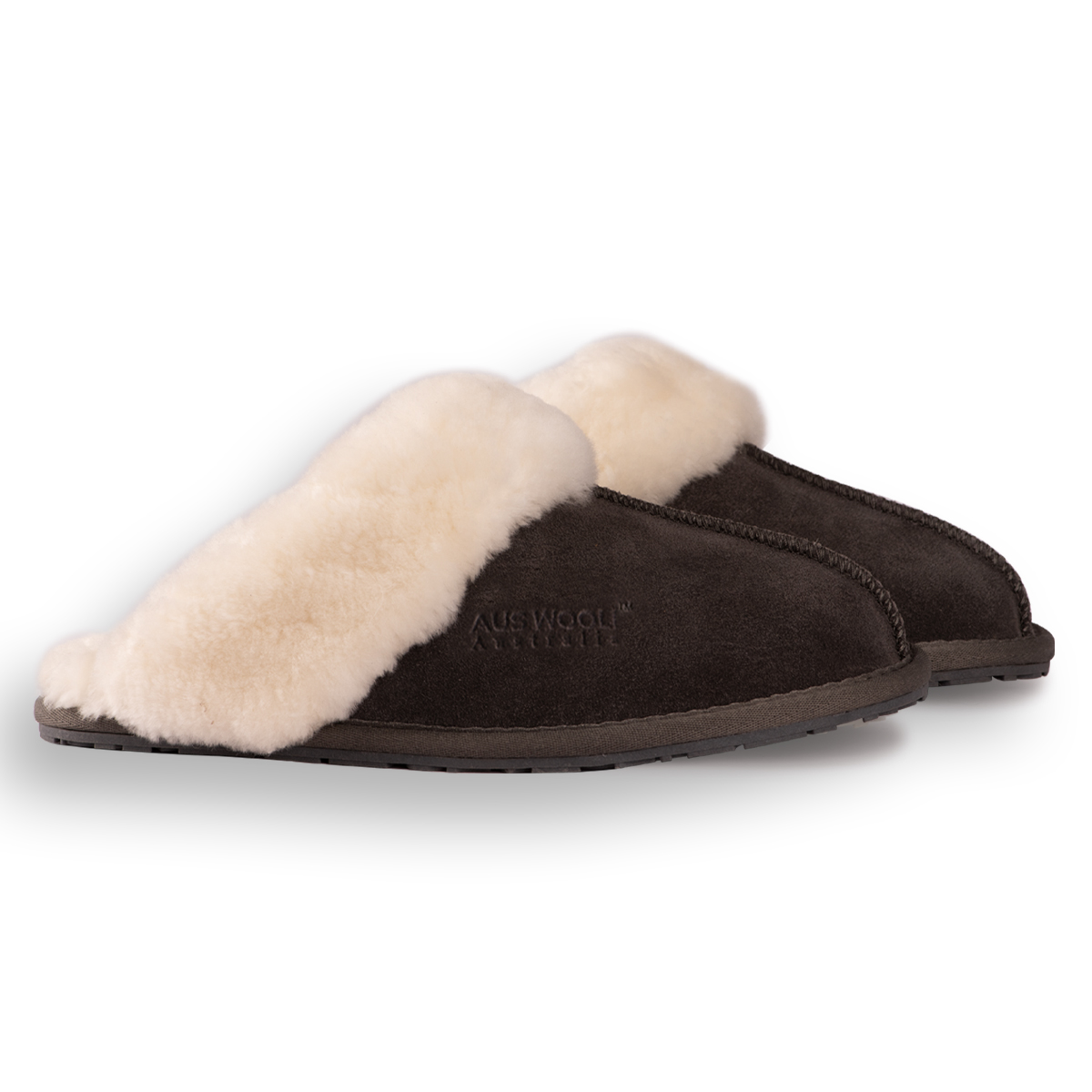 AUS WOOLI Unisex Sheepskin Wool Shelley Slippers - Picture 7 of 29
