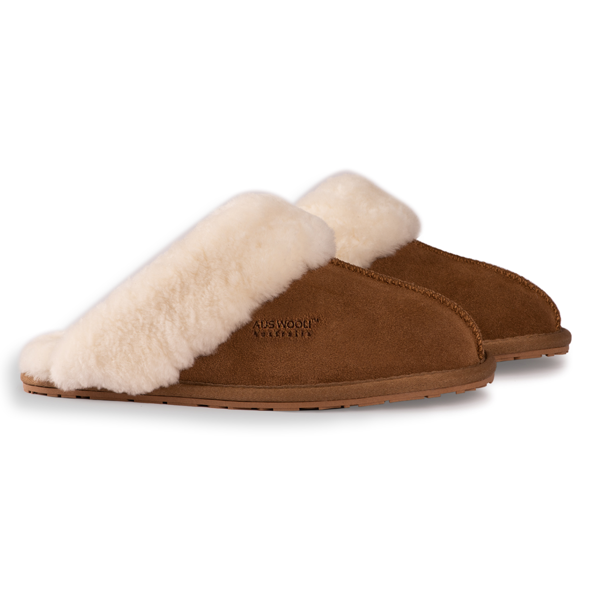 AUS WOOLI Unisex Sheepskin Wool Shelley Slippers - Picture 28 of 29