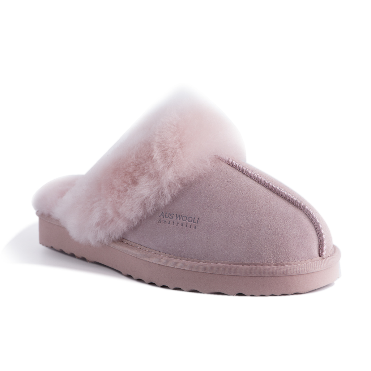 AUS WOOLI Australia Water-Resistant Genuine Australian Sheepskin Wool Slippers